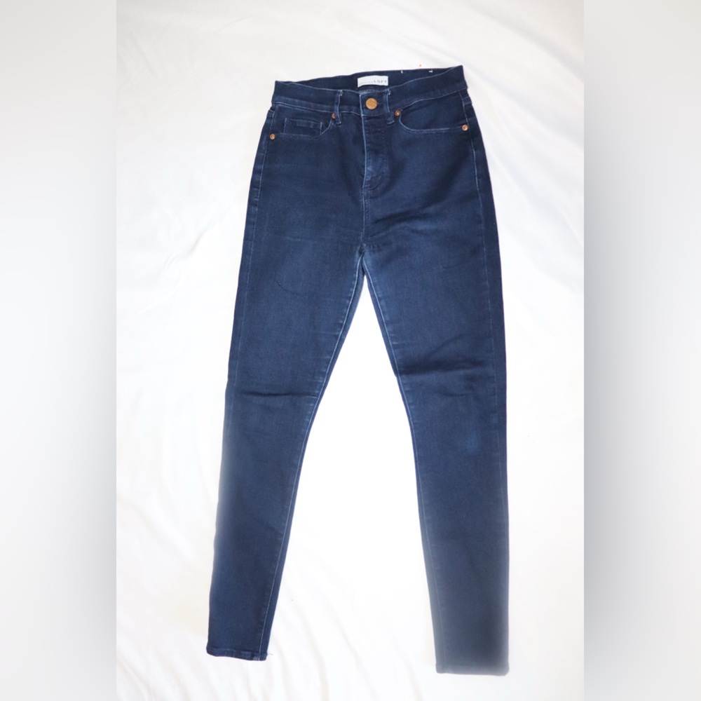 Loft Women’s Dark Blue Skinny Jeans